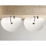 Умывальник подвесной Antonio Lupi Venere 400х600 мм, белый (VENERE Bianco_cr) - Фото 3